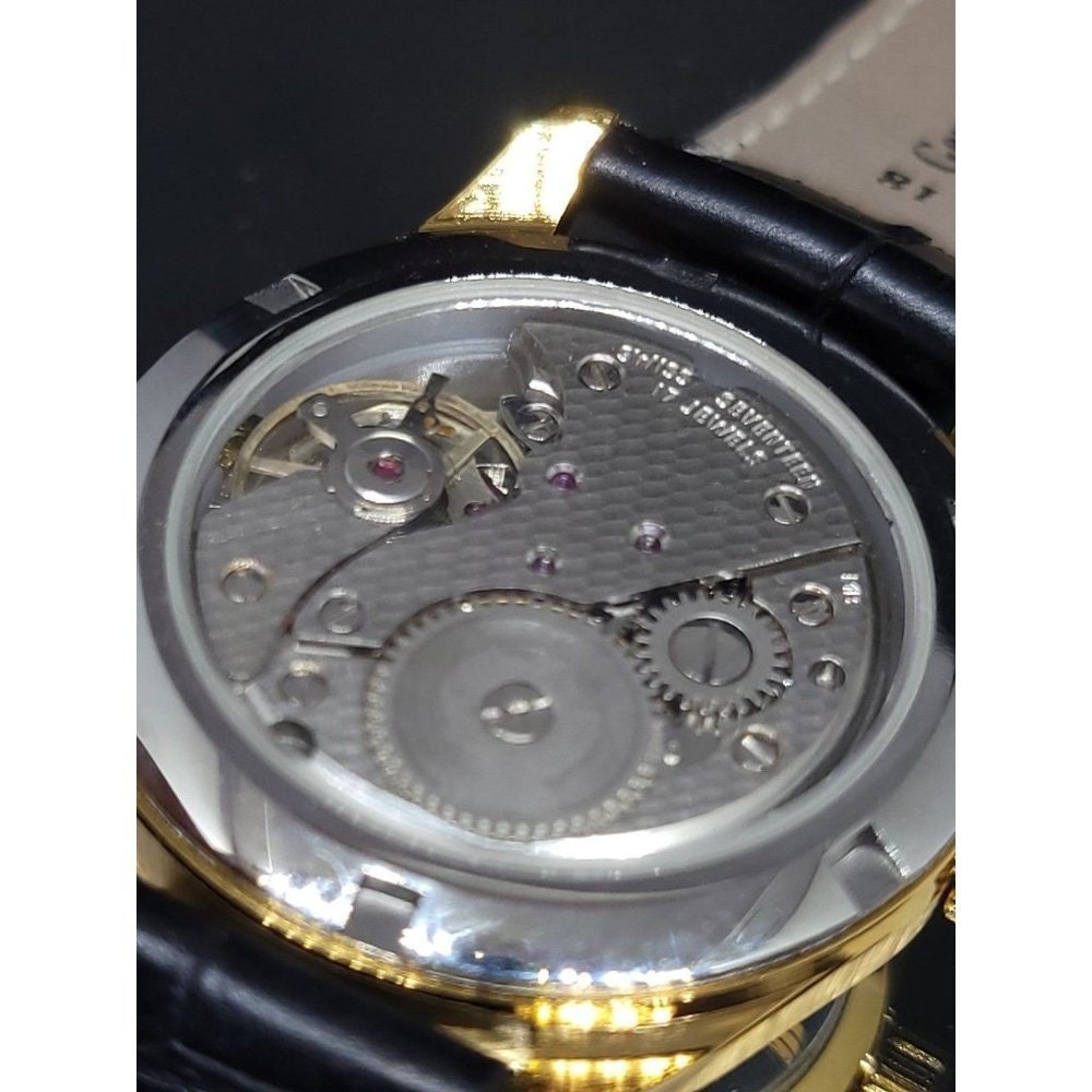 Vintage Atlantic Mens Mechanical New Band Diameter w/o Crown 35mm