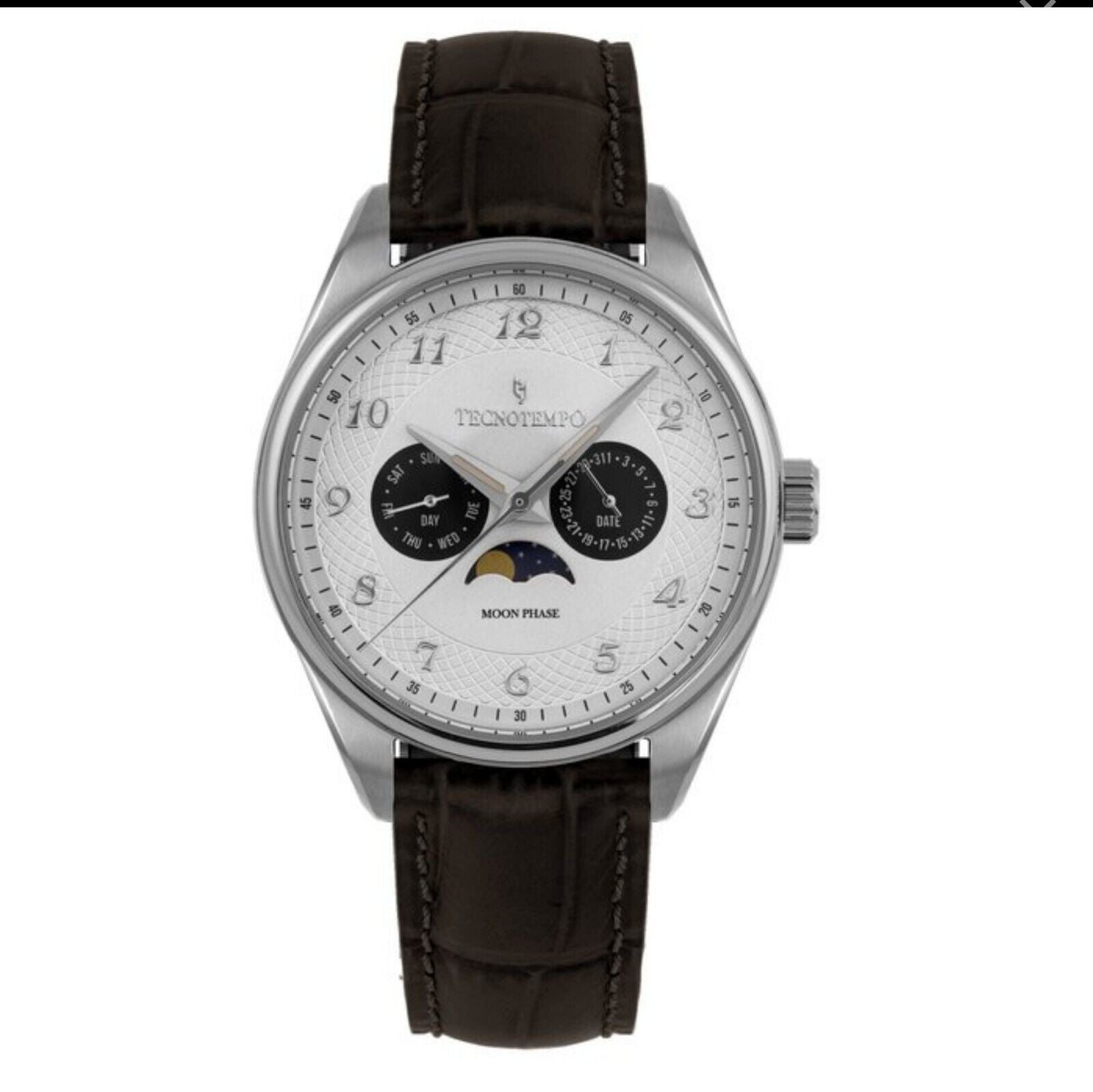 Tecnotemp • 41mm • "Full Moon" • Calender & Moon Phase • Ltd Edition •  Italian