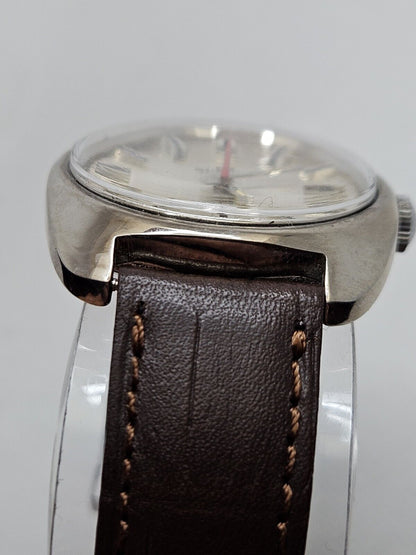 Vintage 70's • ATLANTIC Galleon Watch • 25 J• Date • Central Seconds • Swiss