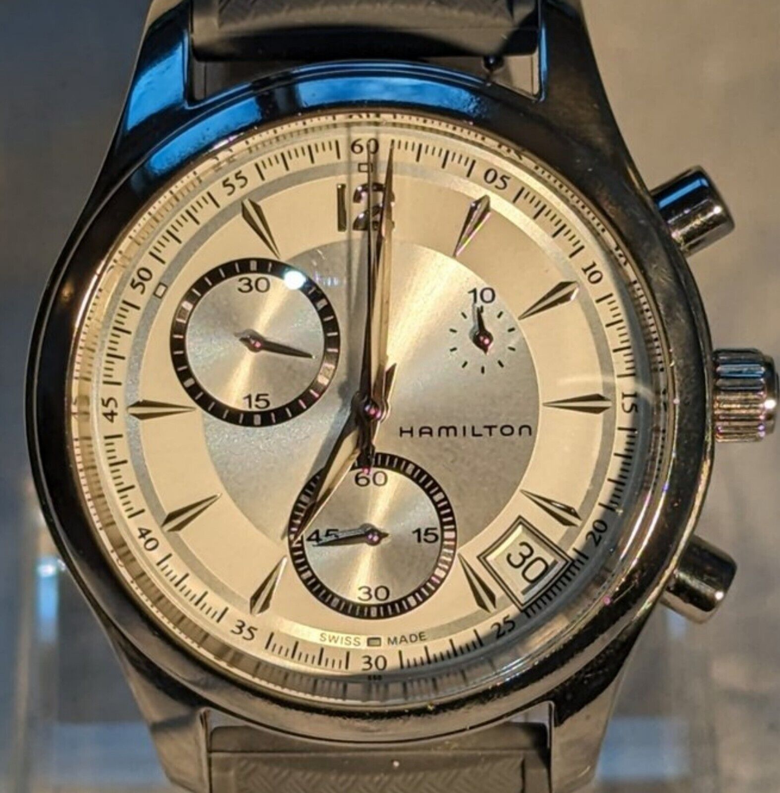Hamilton Jazzmaster • Men's •  Chronograph Watch • Ref H895120 • 39mm 