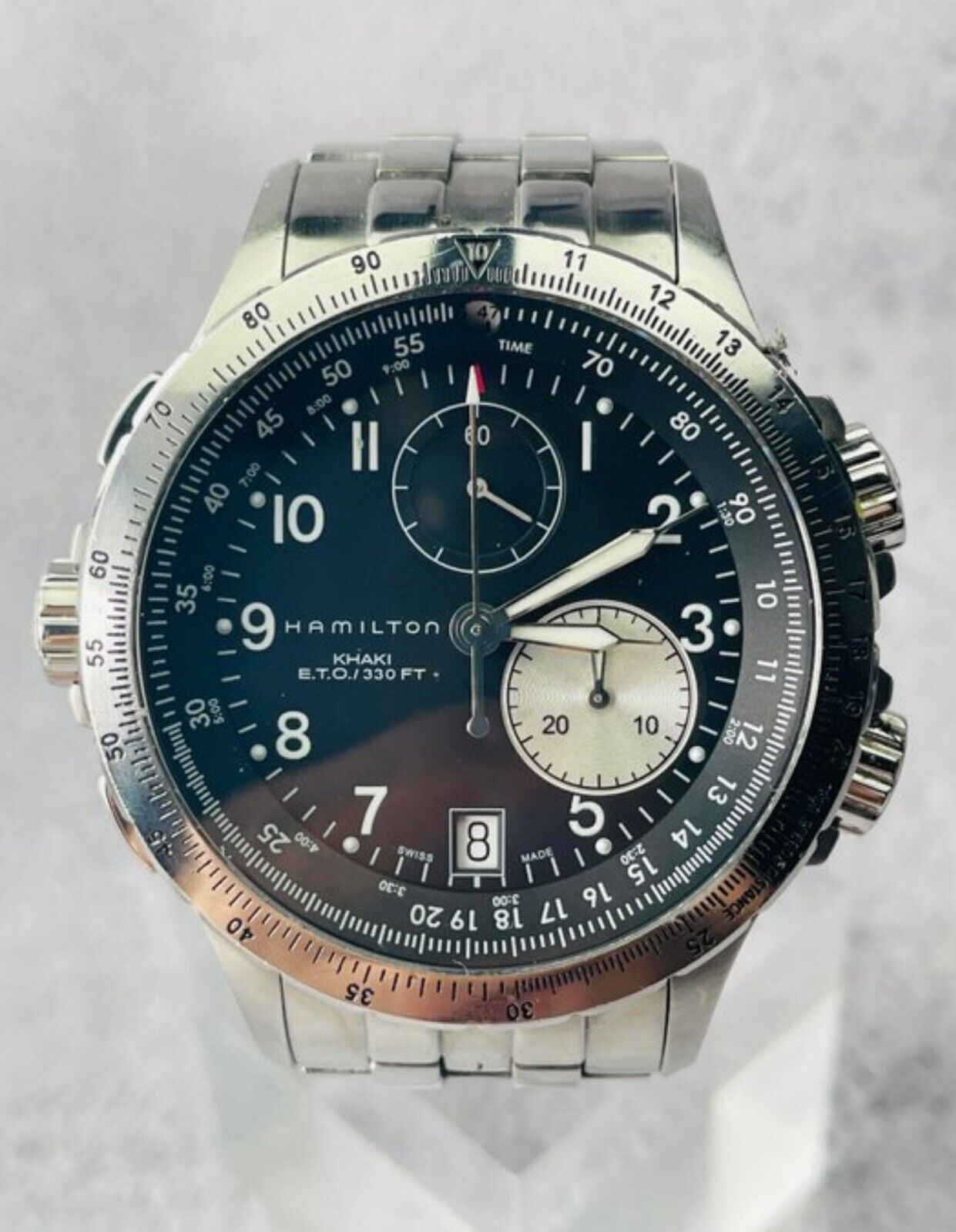 Hamilton Aviation ETO Watch • 43mm • H776120 • 52mm Lug Lug • Quartz • Sapphire 