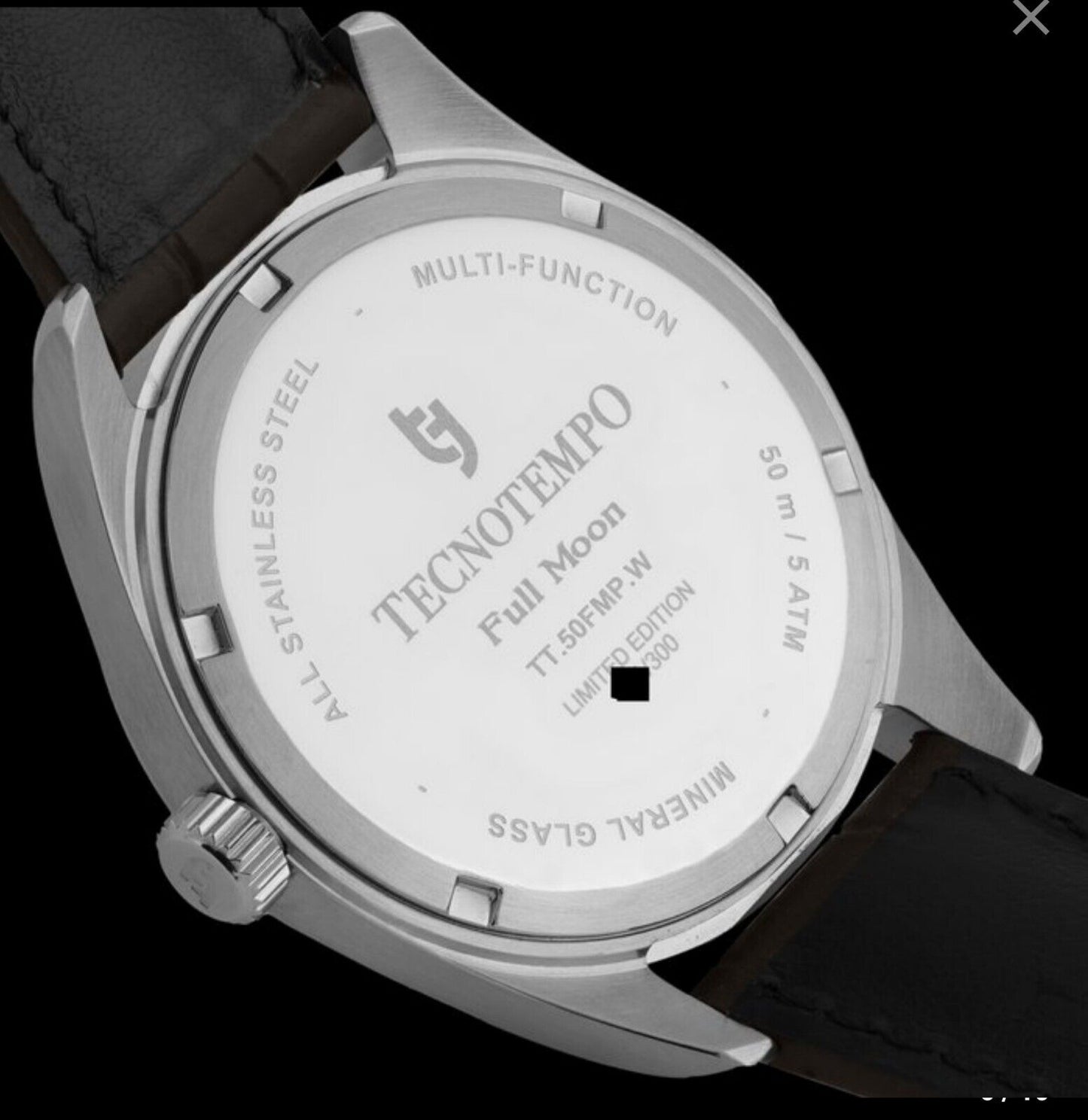 Tecnotemp • 41mm • "Full Moon" • Calender & Moon Phase • Ltd Edition •  Italian
