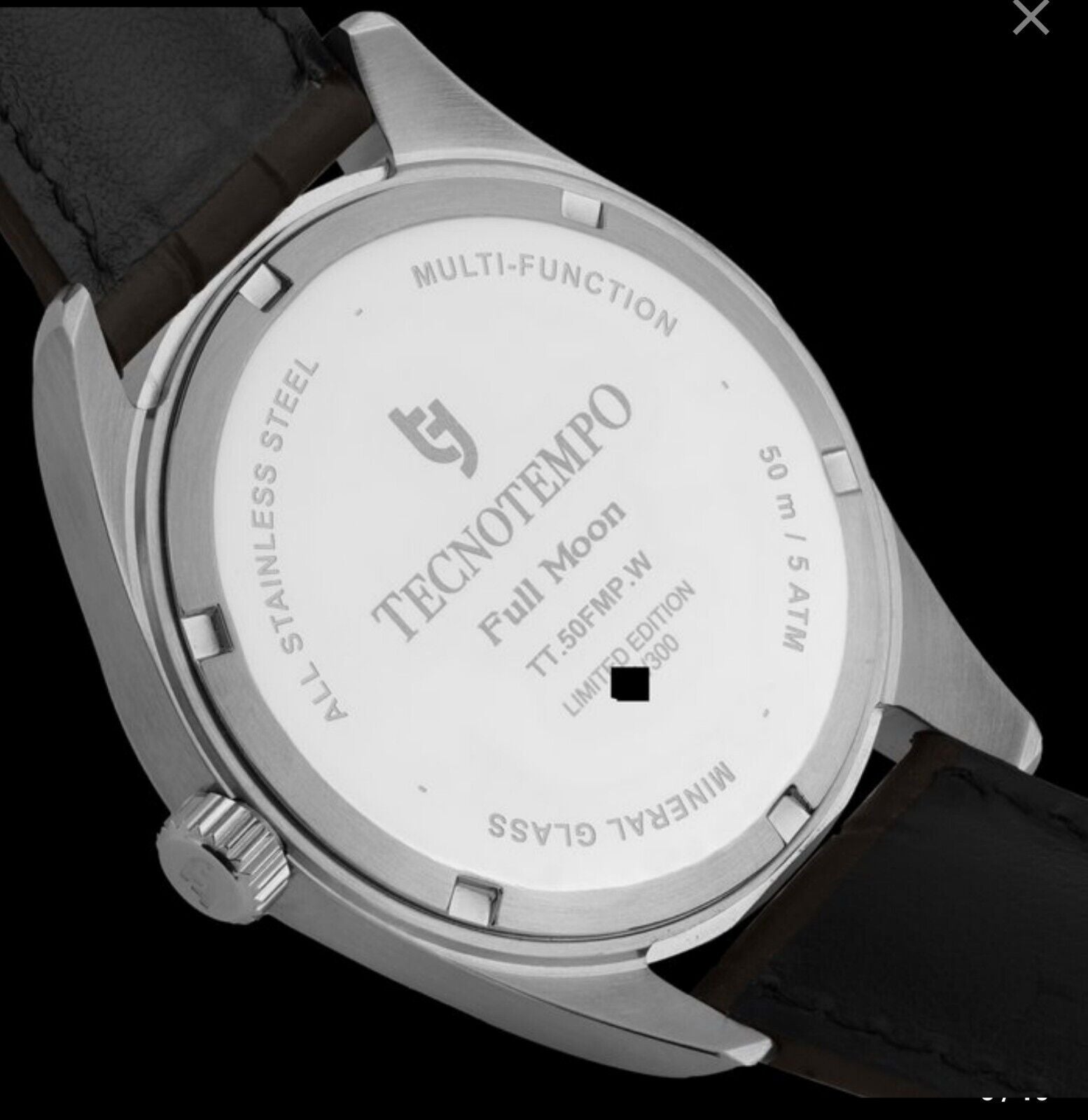 Tecnotemp • 41mm • "Full Moon" • Calender & Moon Phase • Ltd Edition •  Italian