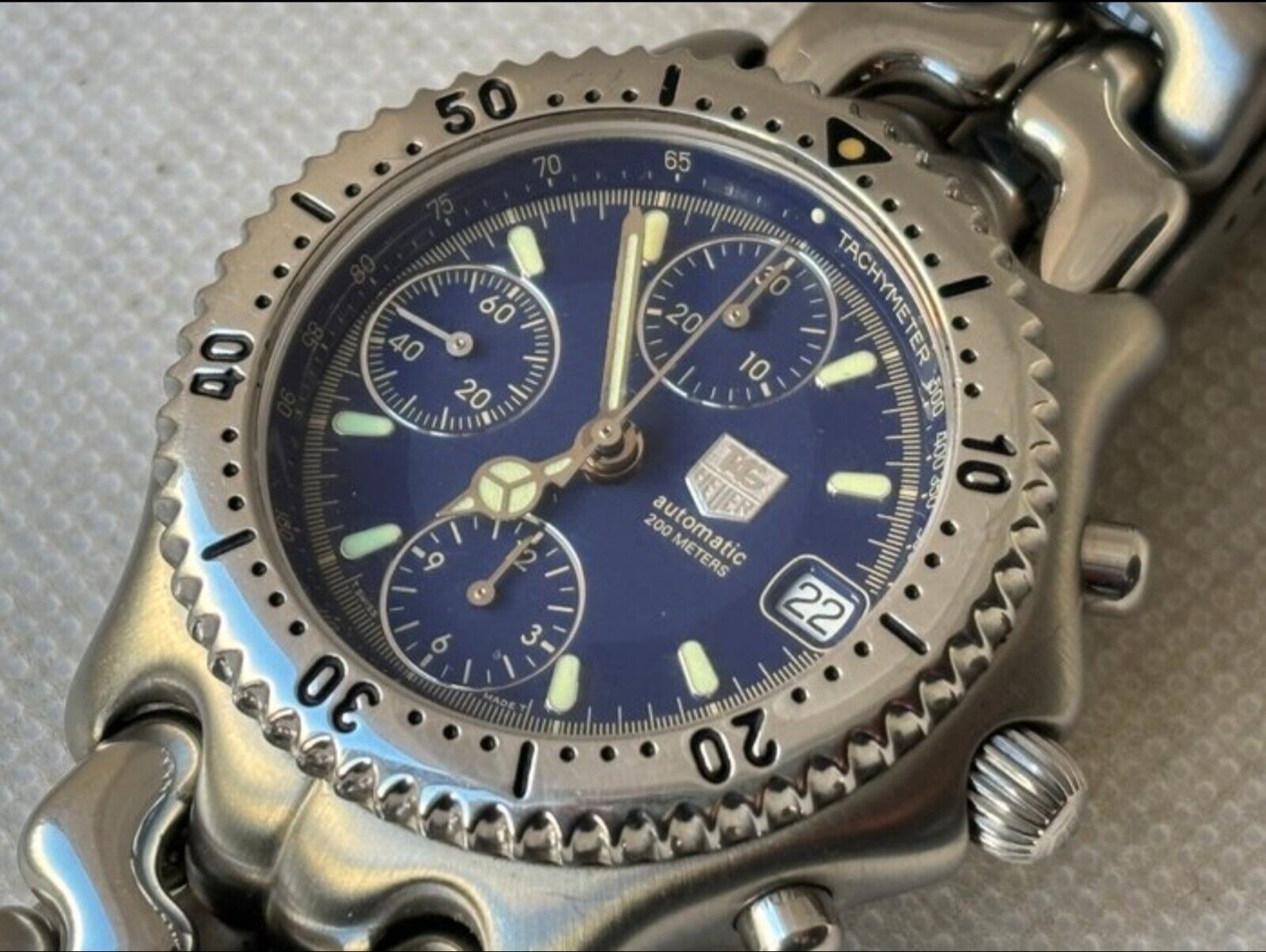 Vintage TAG HEUER Link SEL • Auto • Chrono • Date • CG2111-RO • PreOrder 2/17/25