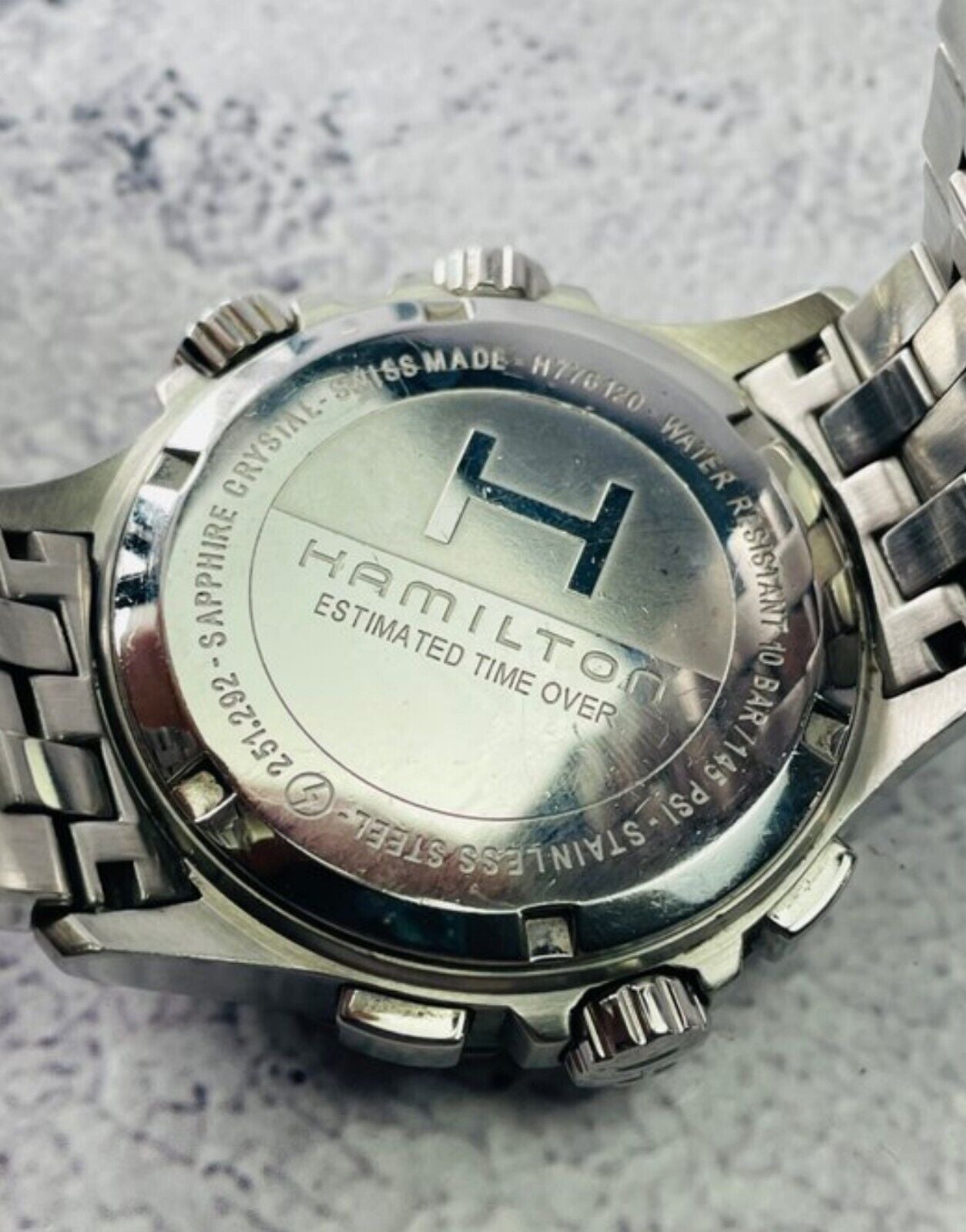 Hamilton Aviation ETO Watch • 43mm • H776120 • 52mm Lug Lug • Quartz • Sapphire 