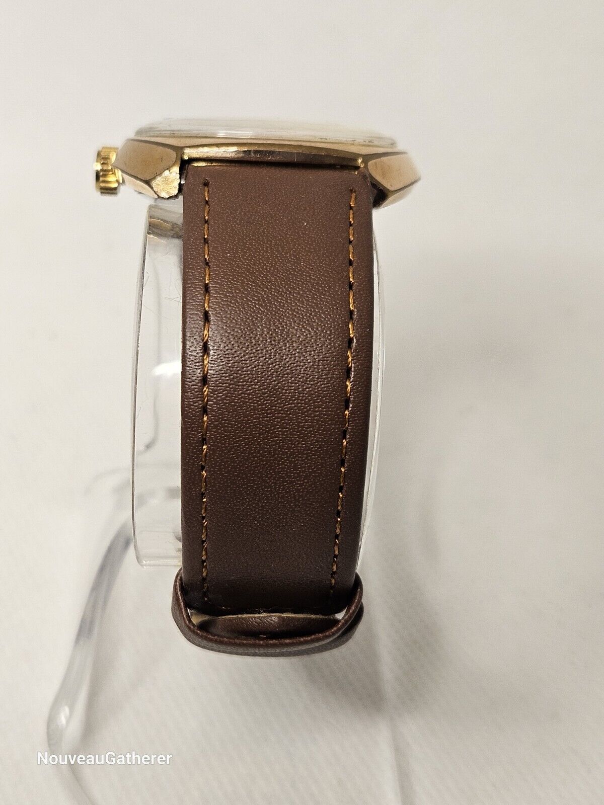 Cauny • Vintage Swiss Watch • Day Date • 17 Jewels • 1970's Mens • Runs