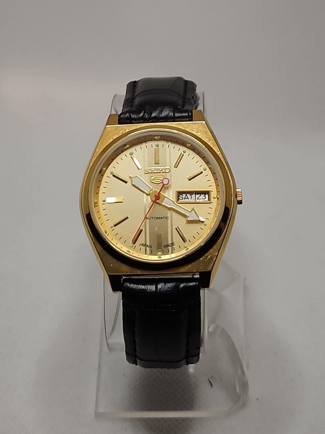 Seiko 5 • Automatic • Vintage • Japan 6039A • 17J Movement