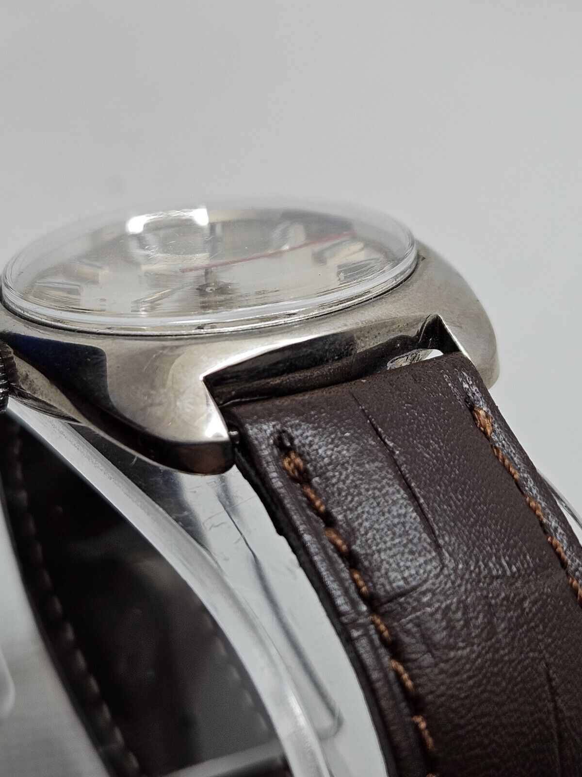Vintage 70's • ATLANTIC Galleon Watch • 25 J• Date • Central Seconds • Swiss