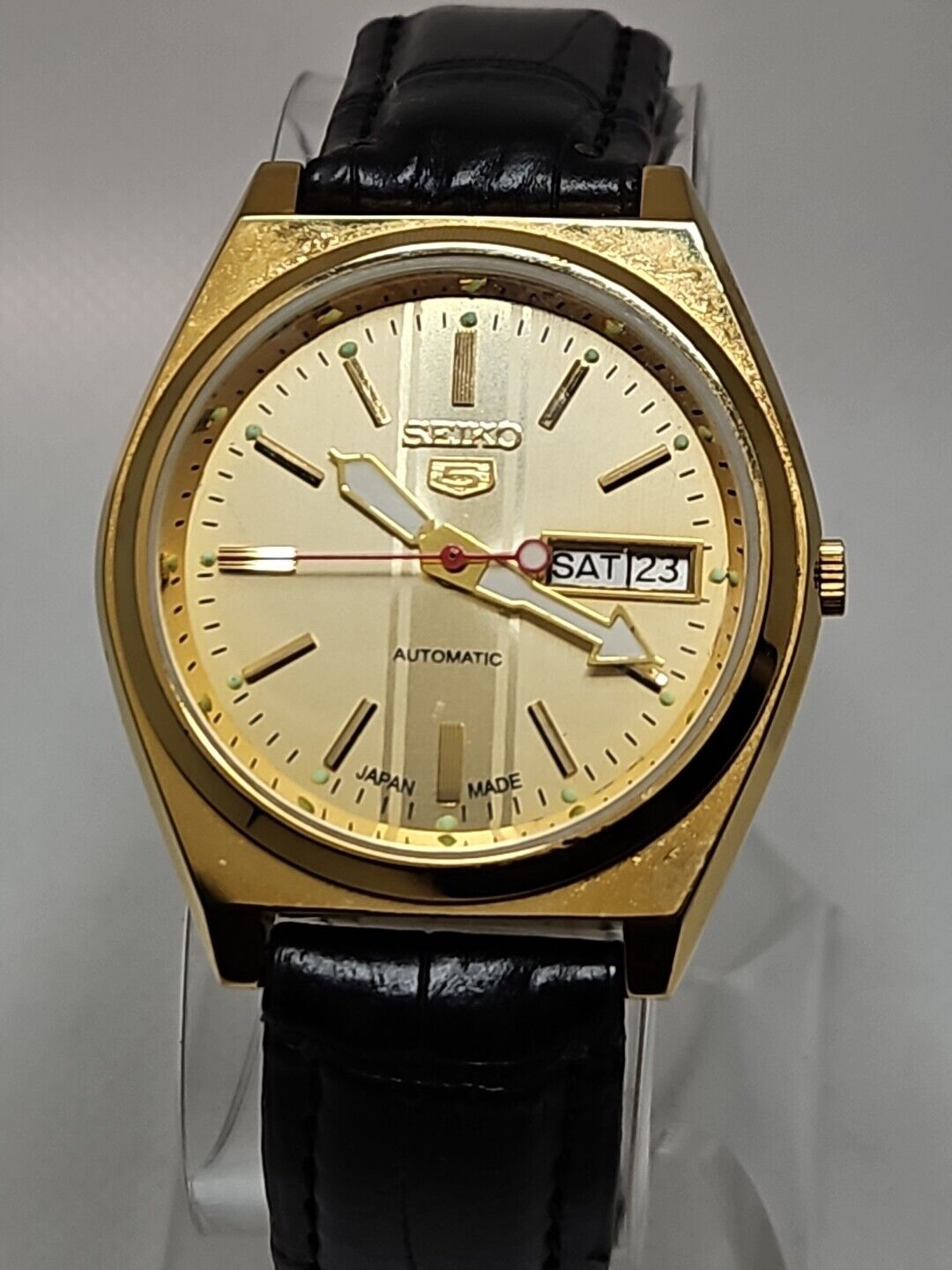 Seiko 5 • Automatic • Vintage • Japan 6039A • 17J Movement