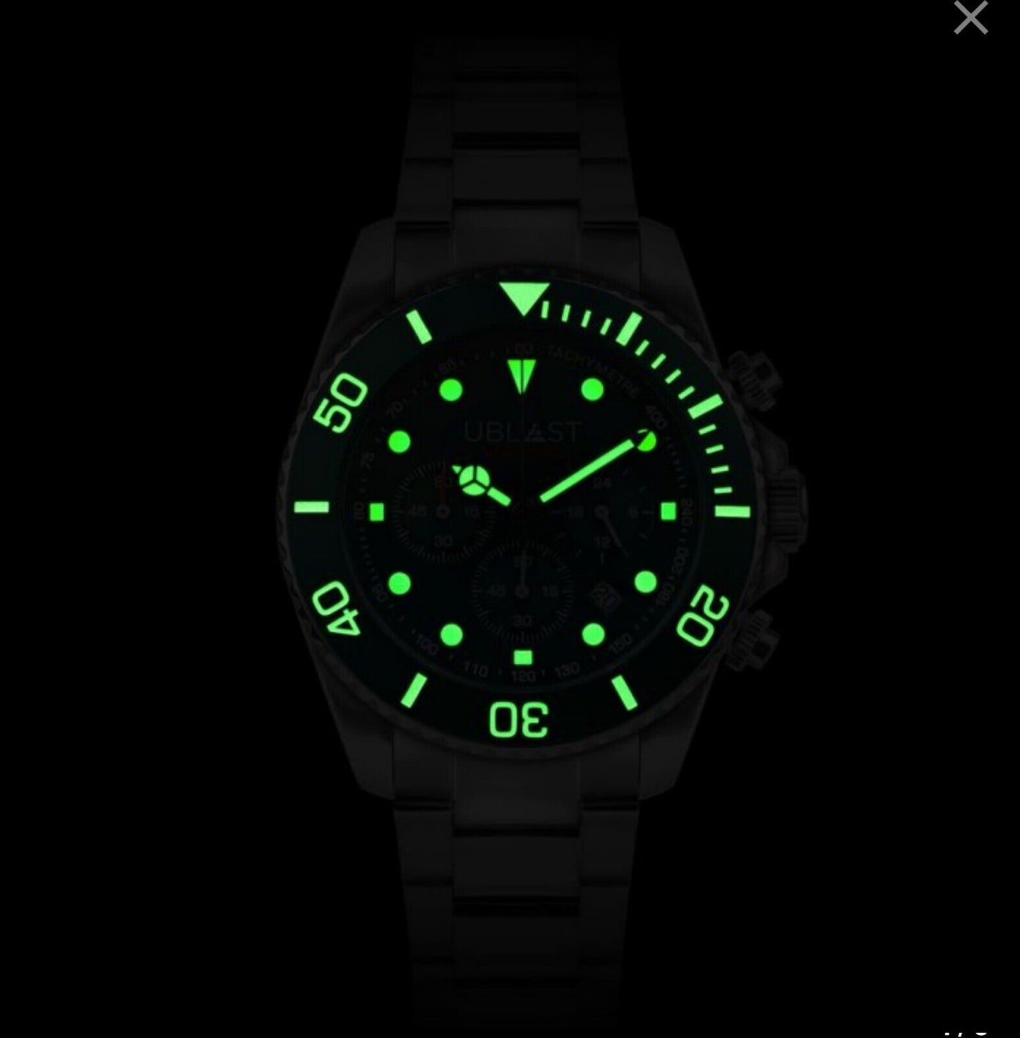 Ublast • Match Race Chrono Watch • 42mm • Miyota OS20 • WR10ATM • UBMRC42BU