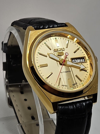 Seiko 5 • Automatic • Vintage • Japan 6039A • 17J Movement