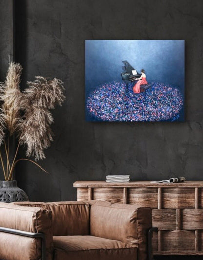 'Elise For Elise' • By AniB • Germany • Oil On Canvas • 50cm X 60cm • Hand...