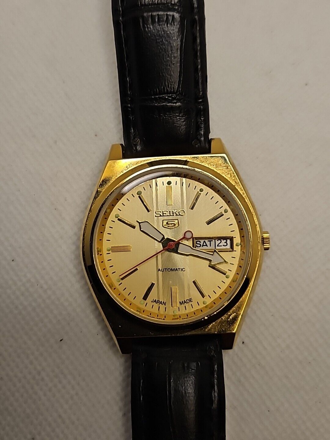 Seiko 5 • Automatic • Vintage • Japan 6039A • 17J Movement