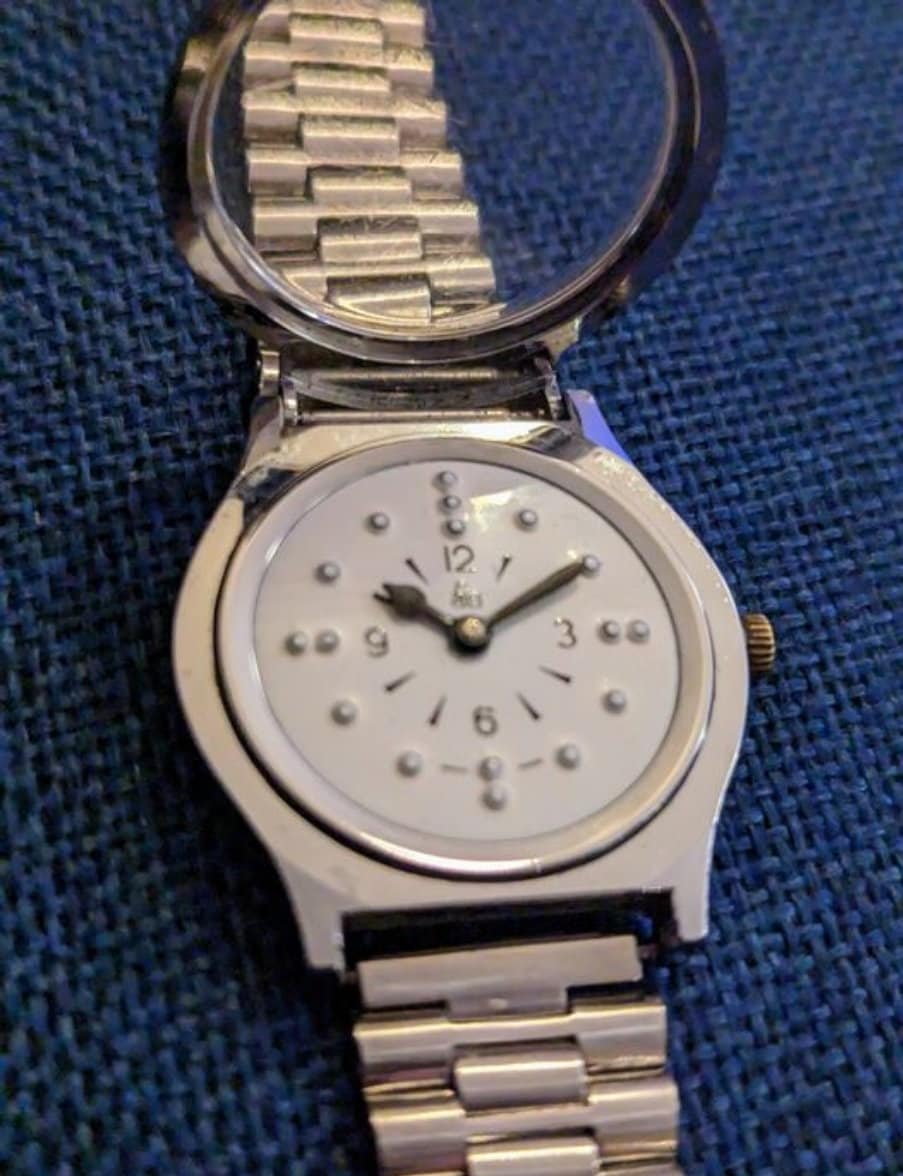 Vintage 80&#39;s AFB Braille Watch ETA2801-2