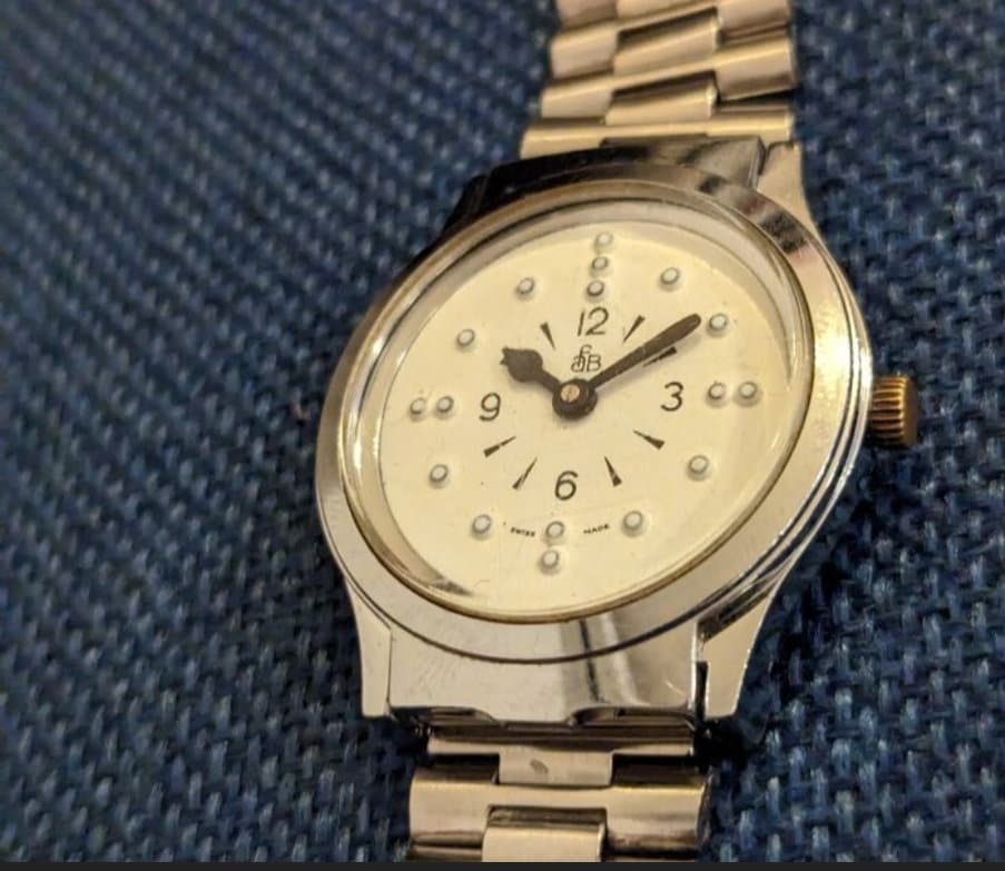 Vintage 80&#39;s AFB Braille Watch ETA2801-2