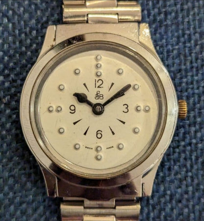 Vintage 80&#39;s AFB Braille Watch ETA2801-2
