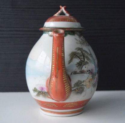 Early 20th Century Japanese Ceramic Tea Server Set - Ships Insured