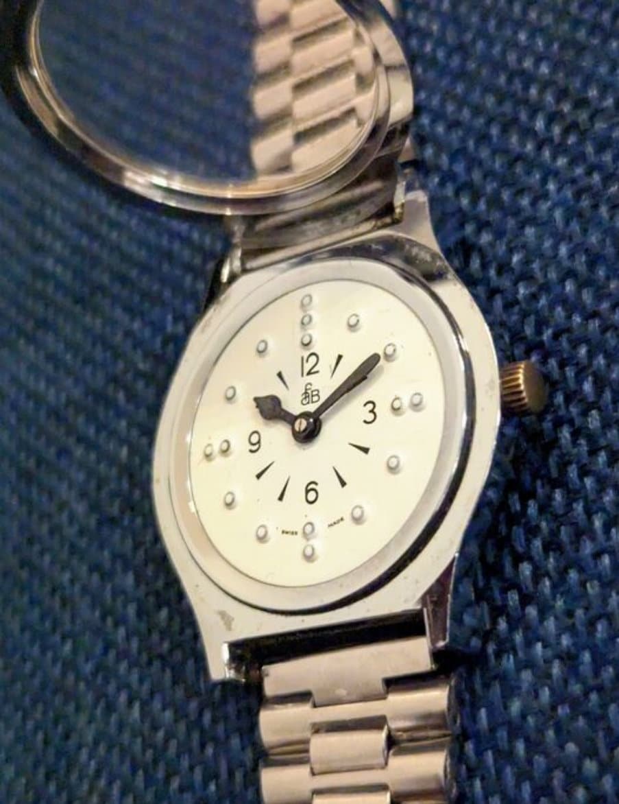 Vintage 80&#39;s AFB Braille Watch ETA2801-2