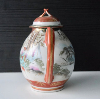 Early 20th Century Japanese Ceramic Tea Server Set - Ships Insured