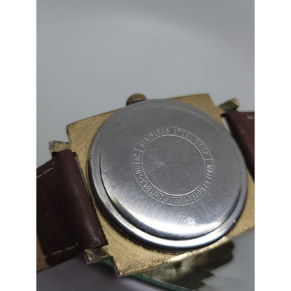Rare Vintage Ultra Incabloc 17J w Date Ultrathin