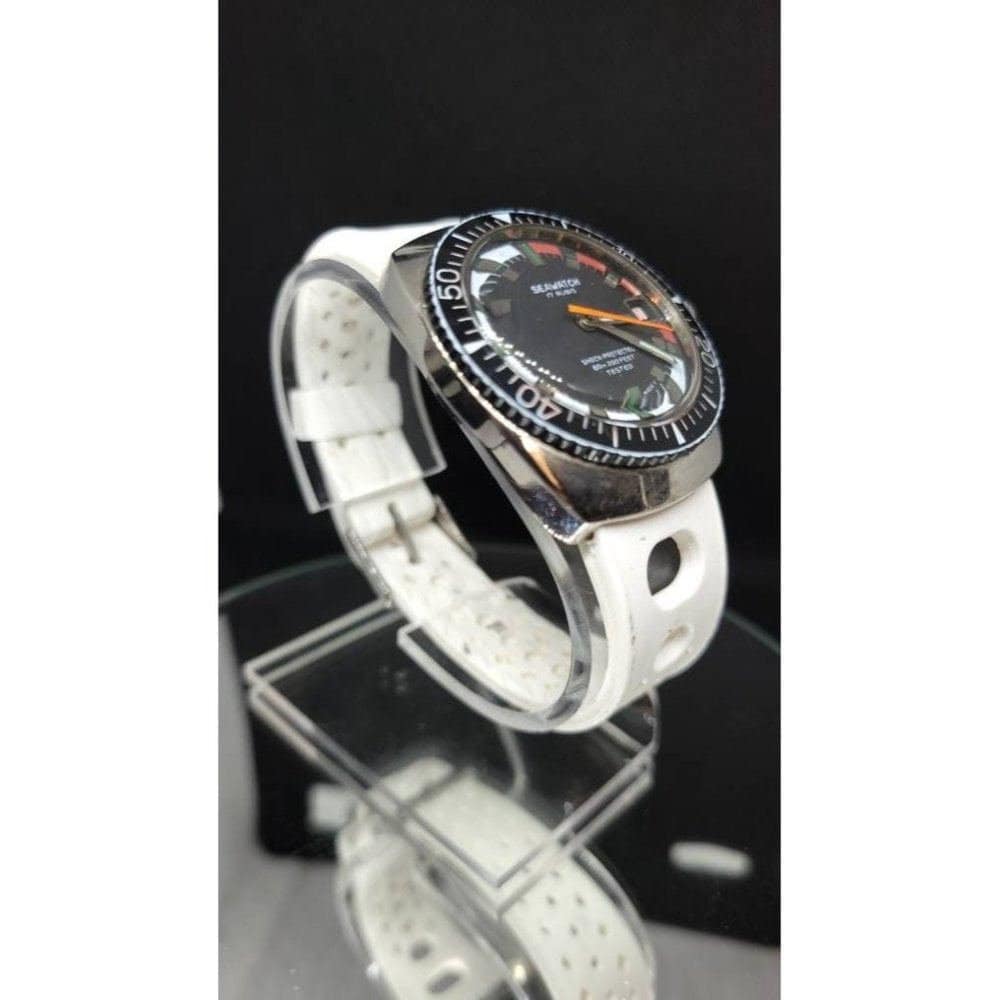 SEAWATCH Diver EB 8800 1960's Chromed Wristwatch Vintage Collectors Watch
