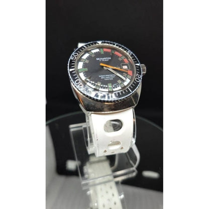 SEAWATCH Diver EB 8800 1960's Chromed Wristwatch Vintage Collectors Watch