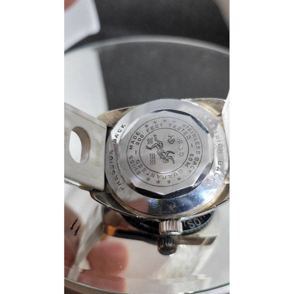 SEAWATCH Diver EB 8800 1960's Chromed Wristwatch Vintage Collectors Watch