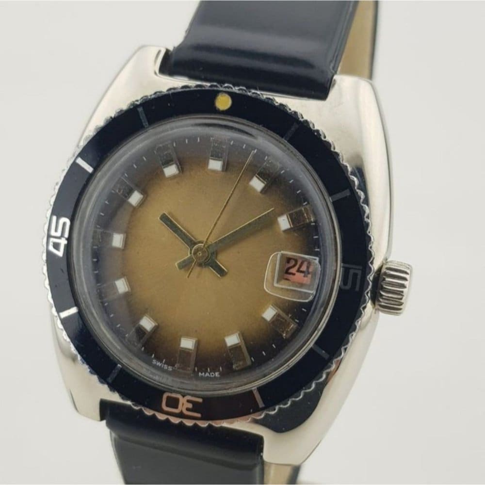 Vintage 70's Agon Astrolon 43mm Chromatic Swiss Ref 12683ovemt EB8810
