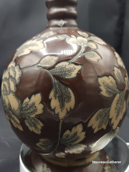 Antique Royal Temple Vase Ceramic Hand Painted