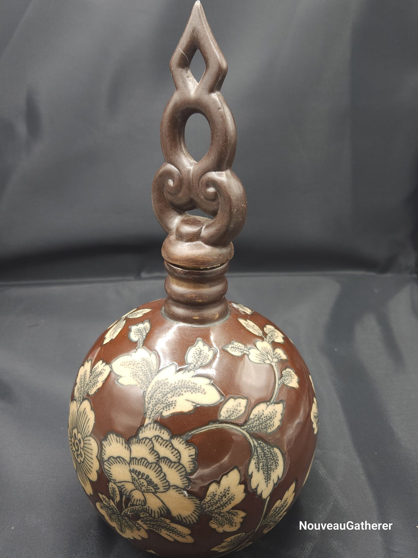 Antique Royal Temple Vase Ceramic Hand Painted