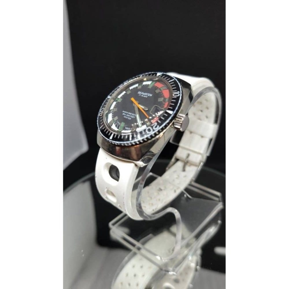 SEAWATCH Diver EB 8800 1960's Chromed Wristwatch Vintage Collectors Watch