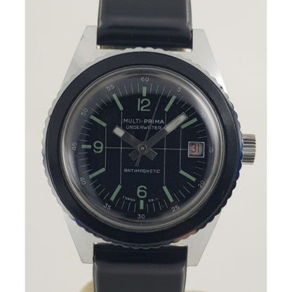 Vintage 70's Multi-Prima Underwater 46mm EB8810 Medallion