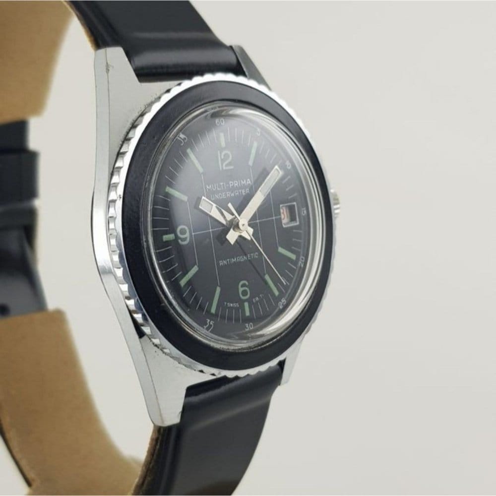 Vintage 70's Multi-Prima Underwater 46mm EB8810 Medallion