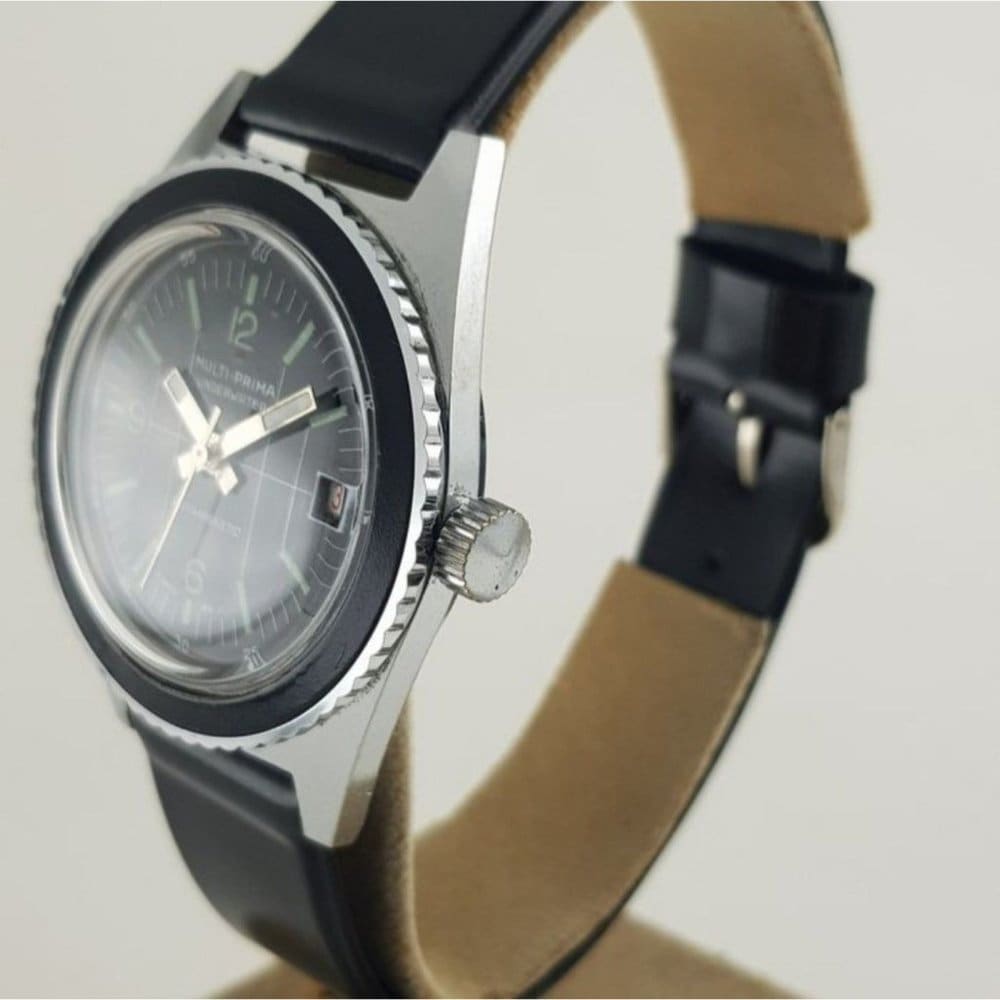 Vintage 70's Multi-Prima Underwater 46mm EB8810 Medallion