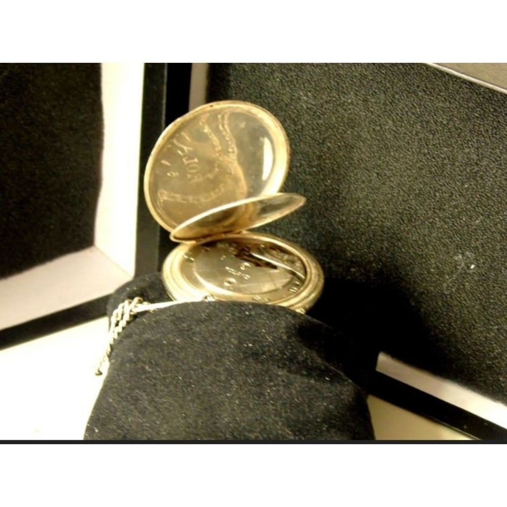 Very Rare Antique Roland Kemmner Silver Niello 50mm Pocketwatch