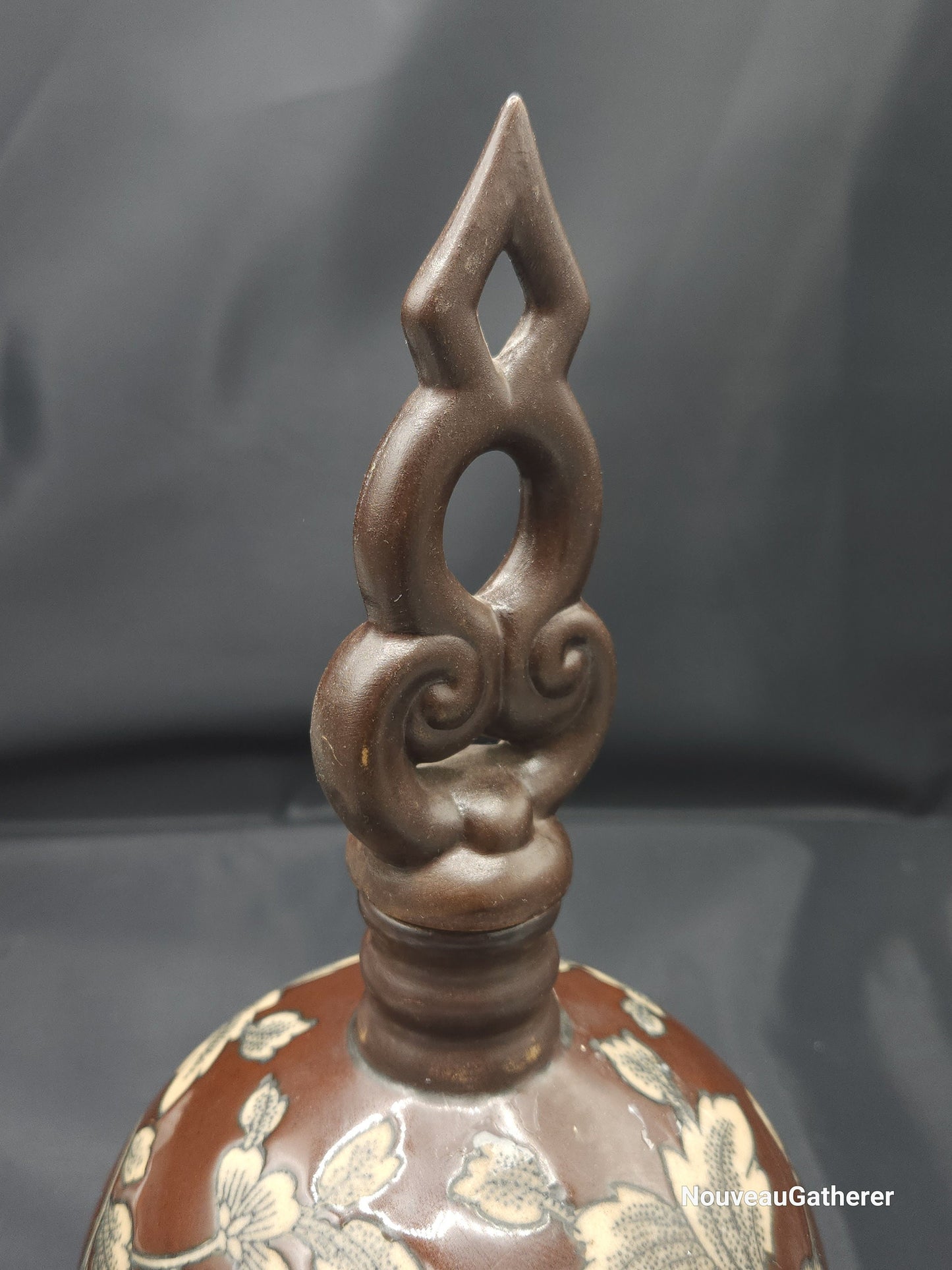 Antique Royal Temple Vase Ceramic Hand Painted