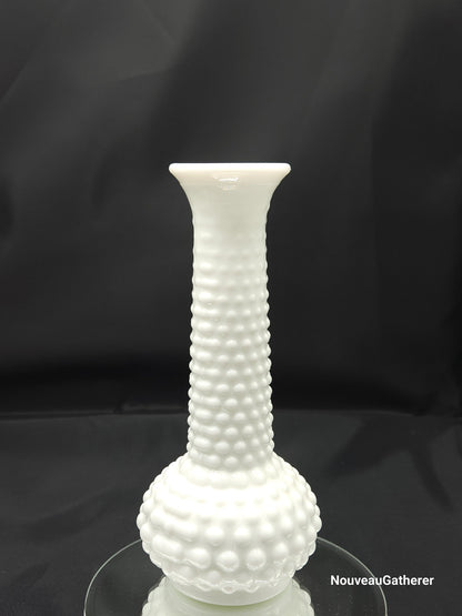 EO Brody Vintage 1950's White Glass Vase