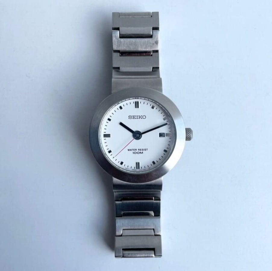 Vintage Titanium Seiko Mens 100M WR V732-OP20