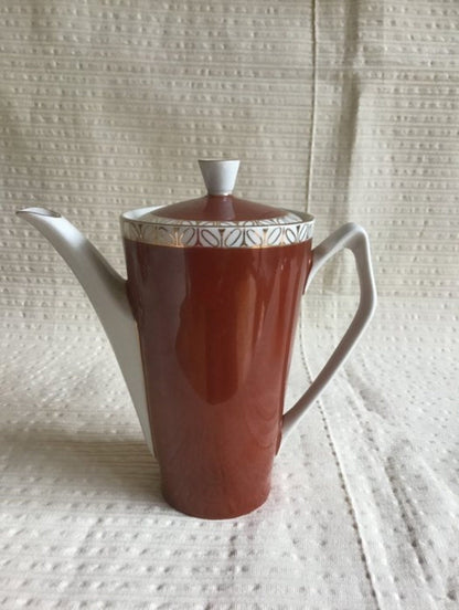 Vintage 50's Thin Porcelain Service Set Unused NOS