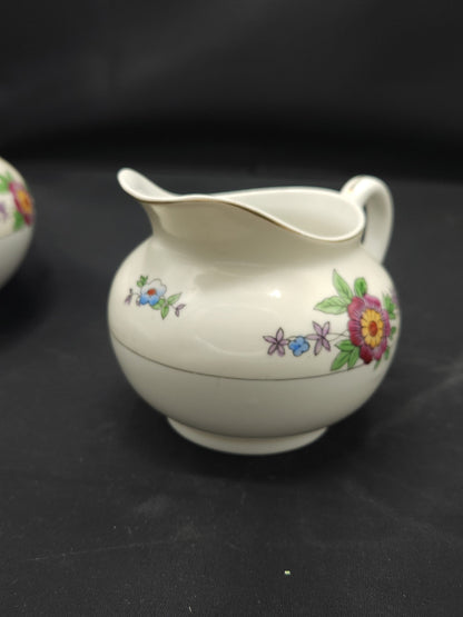 Vintage 50's Japanese Meito Hand Painted Porcelain Tea Service