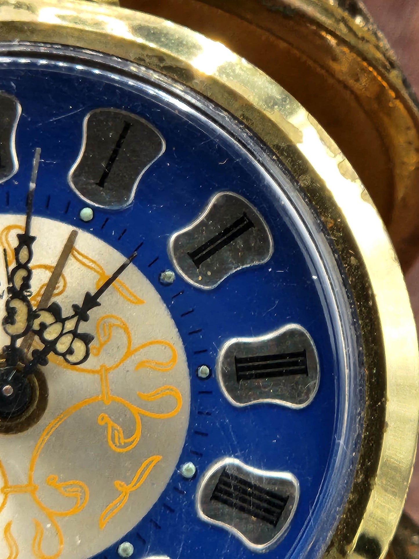 Elgin Bradley Time Division Vintage Travel Alarm Clock