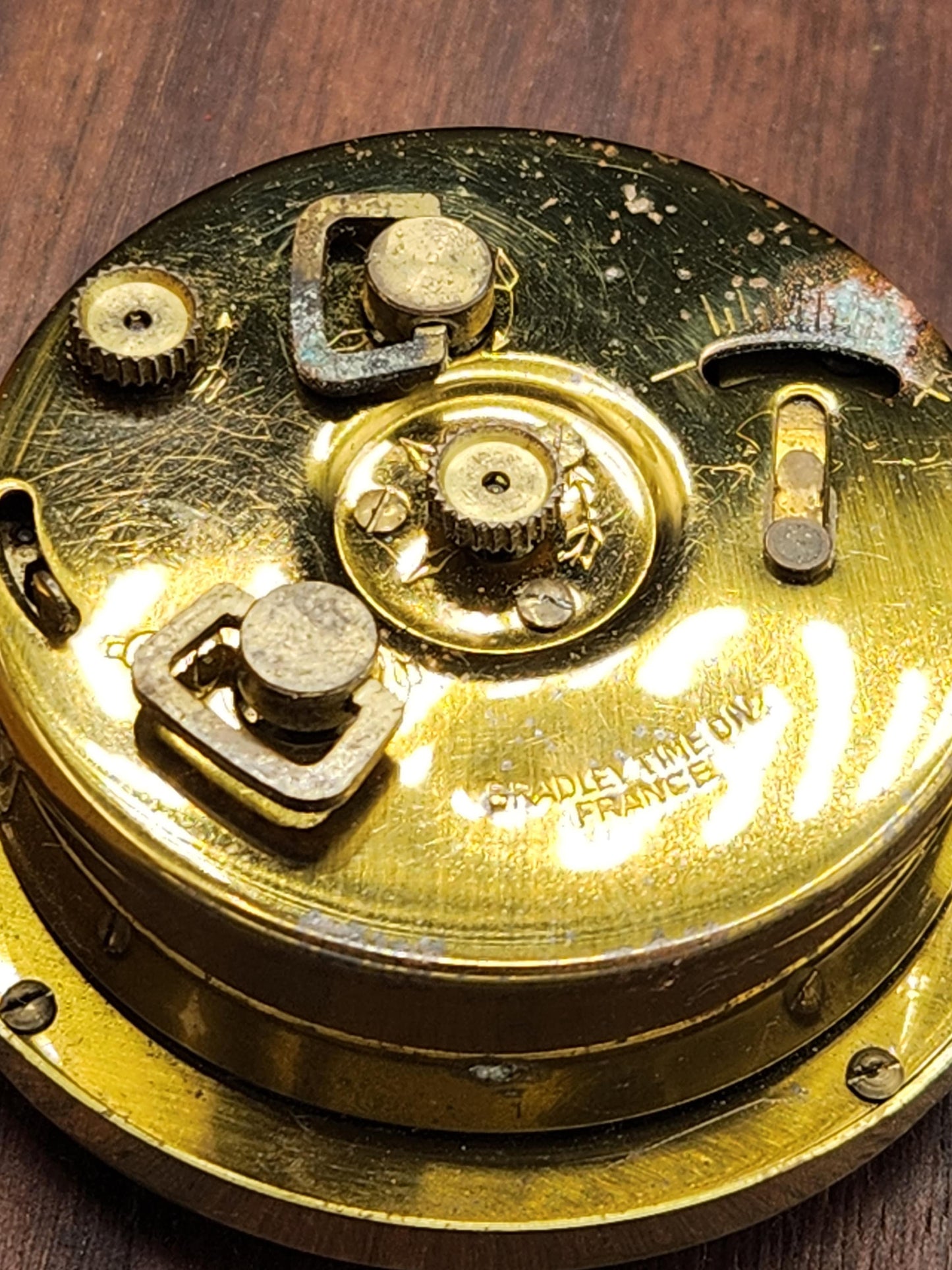 Elgin Bradley Time Division Vintage Travel Alarm Clock