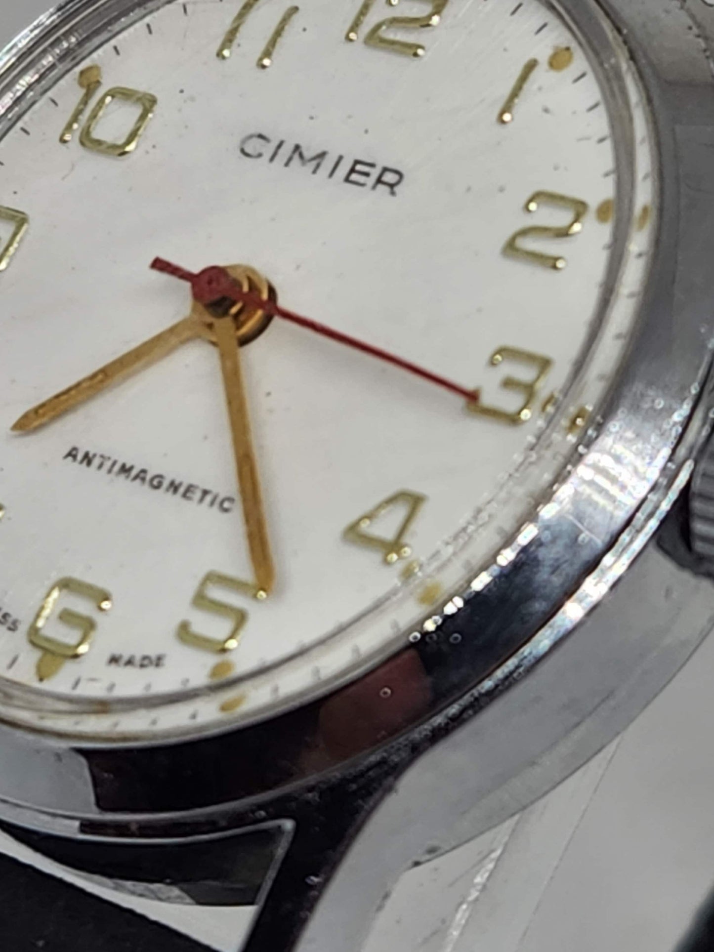 Rare Vintage 60's Cimier Antimagnetic Hand Wind made in Bubendorf, Switzerland