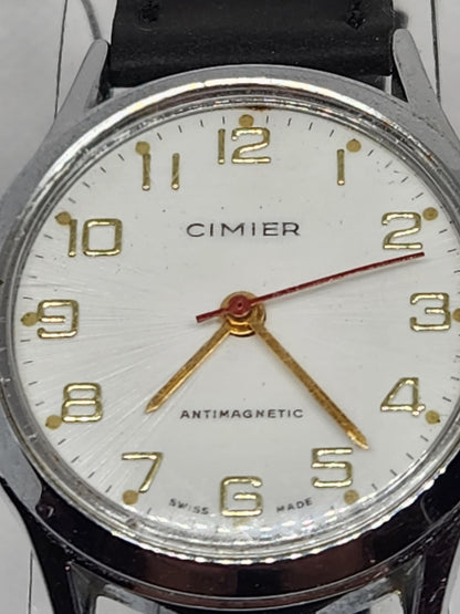 Rare Vintage 60's Cimier Antimagnetic Hand Wind made in Bubendorf, Switzerland