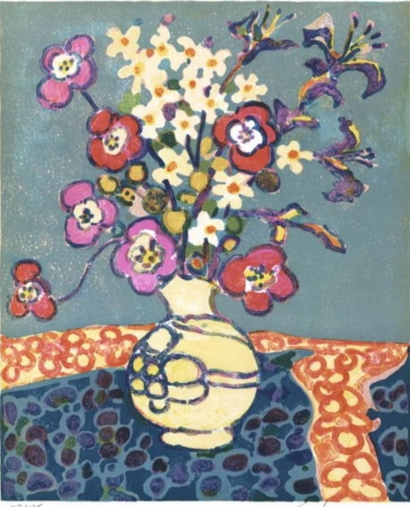 Gérard Vieillevie (1939-1992) • Bouquet champêtre • 1980 • Hand Signed by Artist