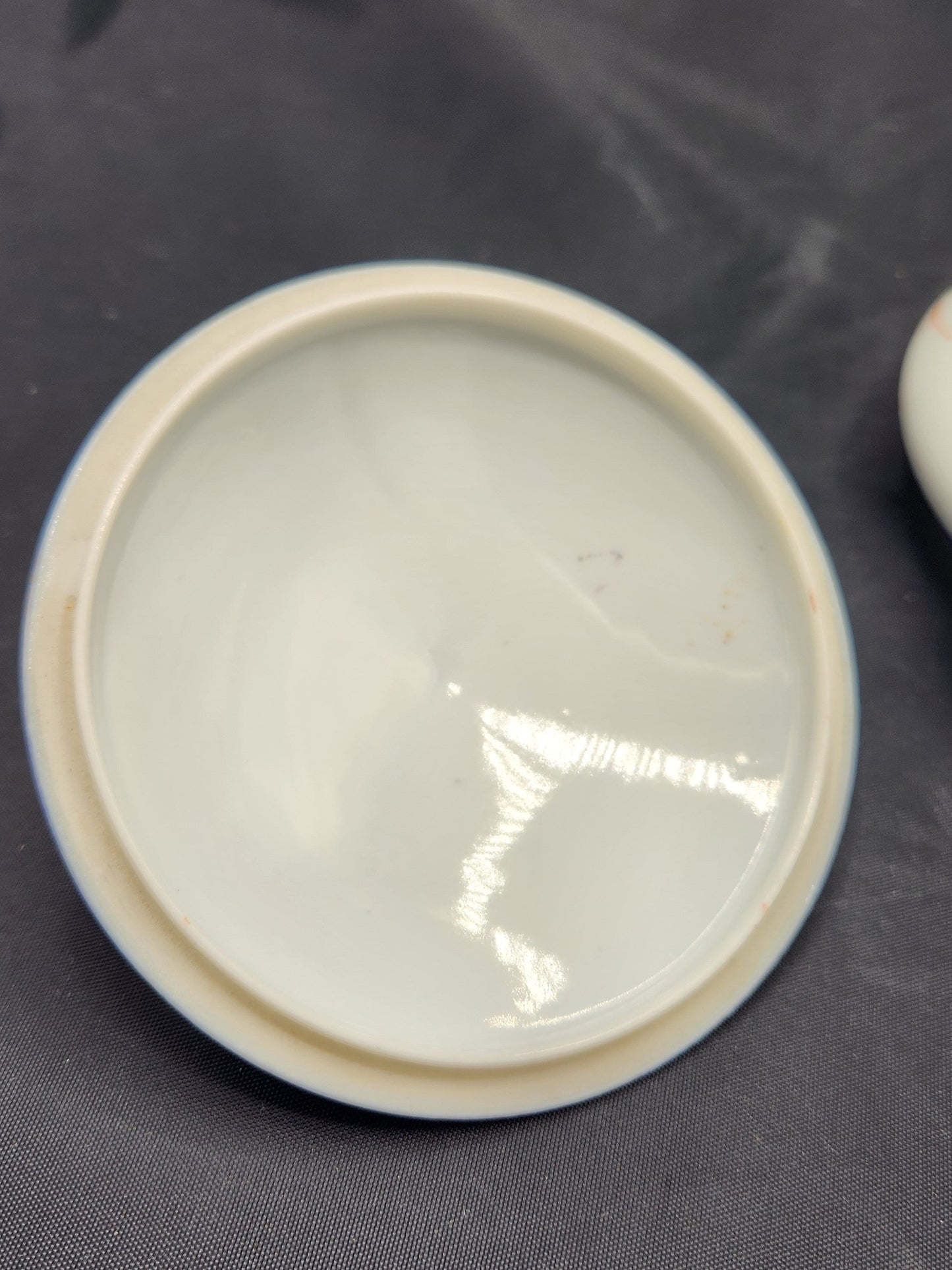 Vintage Oriental Dish Porcelain Hand Painted signed