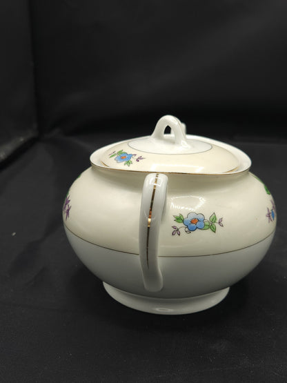 Vintage 50's Japanese Meito Hand Painted Porcelain Tea Service