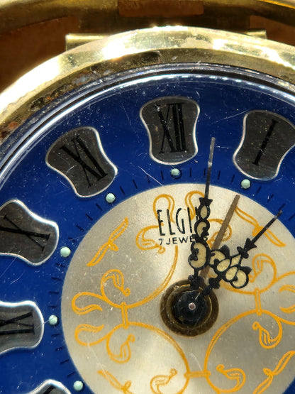 Elgin Bradley Time Division Vintage Travel Alarm Clock