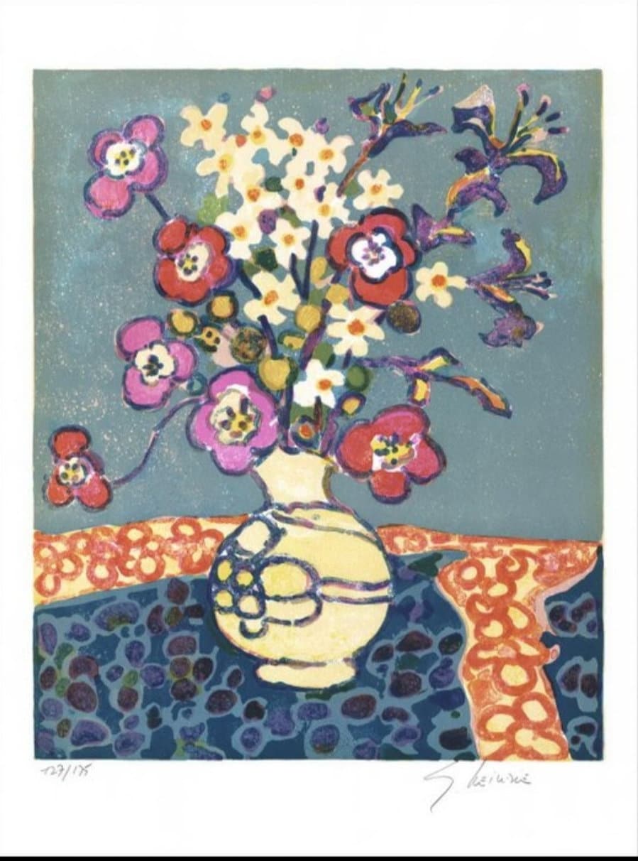 Gérard Vieillevie (1939-1992) • Bouquet champêtre • 1980 • Hand Signed by Artist