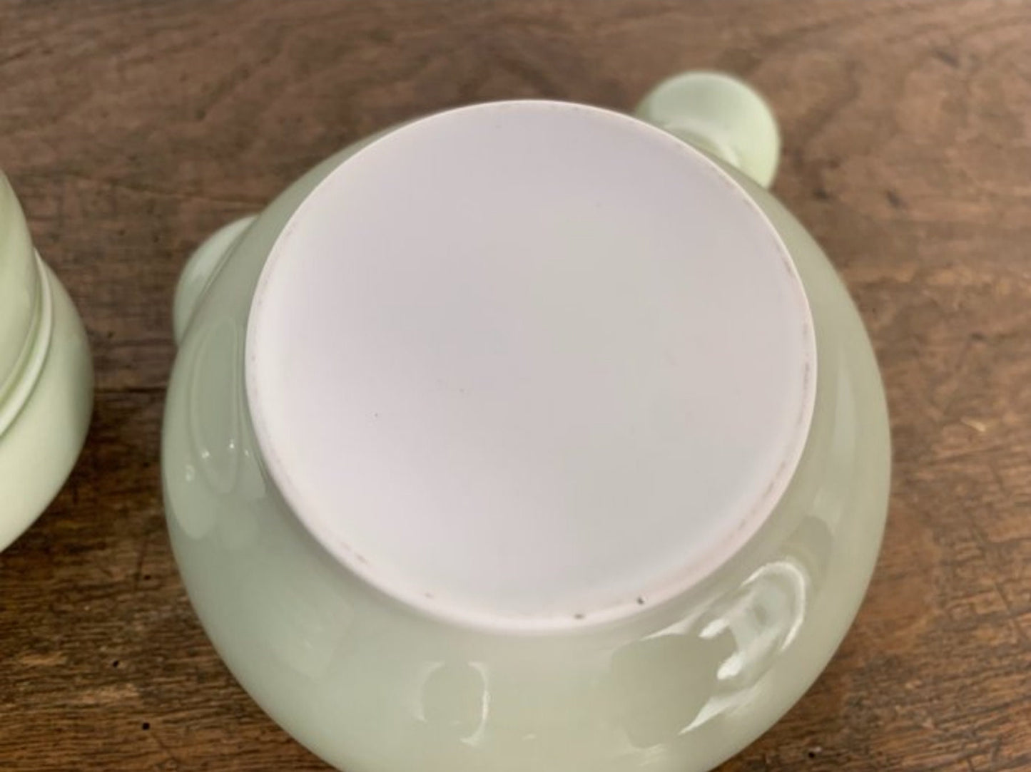 Japanese Arita Tea Set Mint Green Porcelain Vintage 20th Century